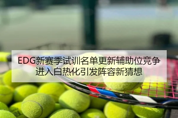 EDG新赛季试训名单更新辅助位竞争进入白热化引发阵容新猜想